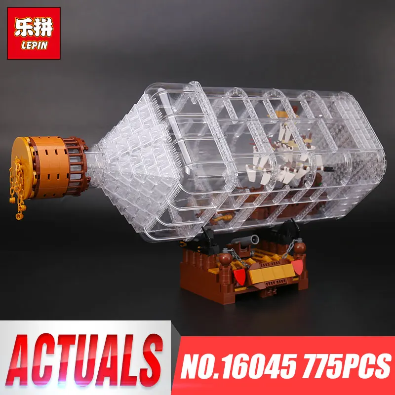 

Lepin 16045 Genuine 775pcs Creative Series The Ship in the Bottle Set Building Blocks Bricks Toys Model Gifts Educational Gifts