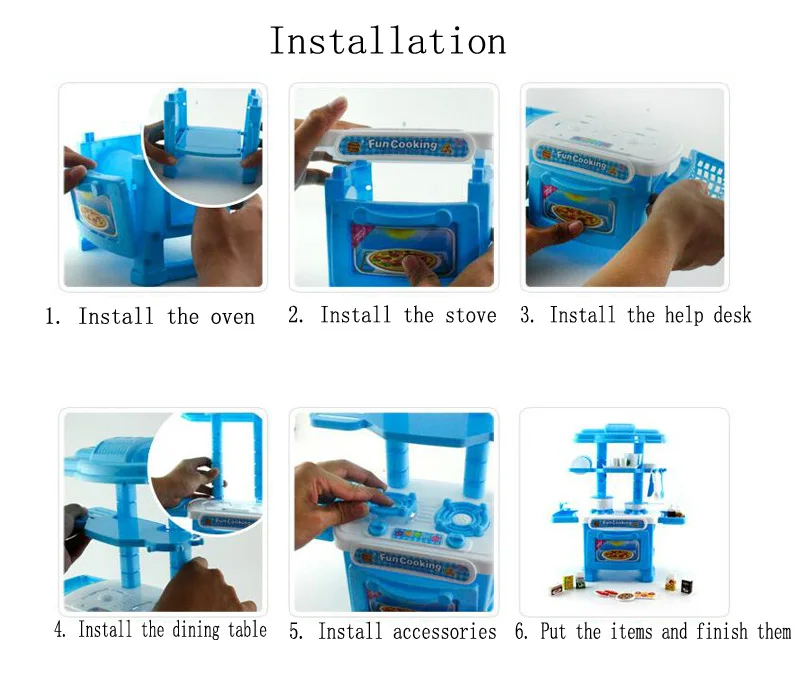 Новый Моделирование кухня, обеденный стол детские игрушки дети играют притворяться, кухня подарок для ребенка игрушки