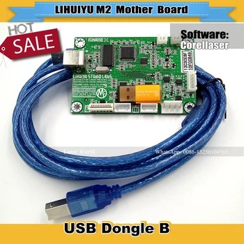 

LIHUIYU M2 Nano Laser Controller Mother Main Board Mother Board+USB Dongle B+ USB Cable Used for Co2 Engraving Machine