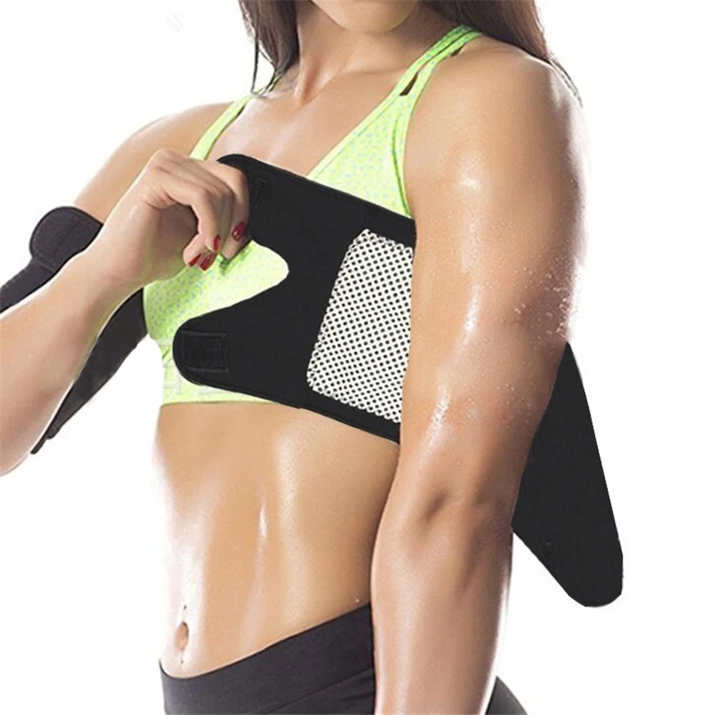 

Magnetic Therapy Self-Heating Arm Elbow Brace Support Belt Tourmaline Pain Relief Slimming Weight Loss Strap Bandage Arm Care