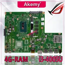 Akemy X540LA материнская плата для ноутбука ASUS X540LJ X540L F540L X540 тестовая оригинальная материнская плата 4G-RAM I3-4005U