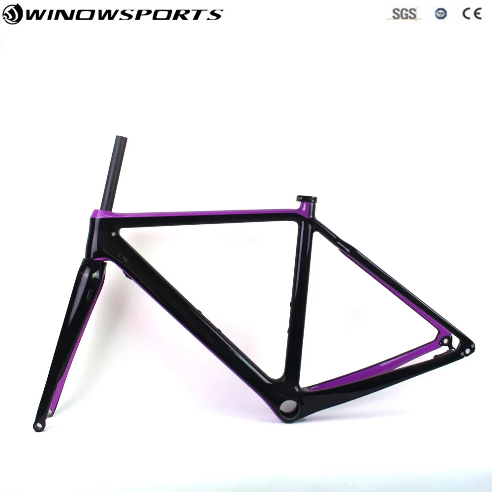 

Carbon Cyclocross Bike Frame T800 Carbon Gravel Bicycle Frame Disc Brake Carbon CX Carbon Racing Cycling Cyclo Cross Frameset
