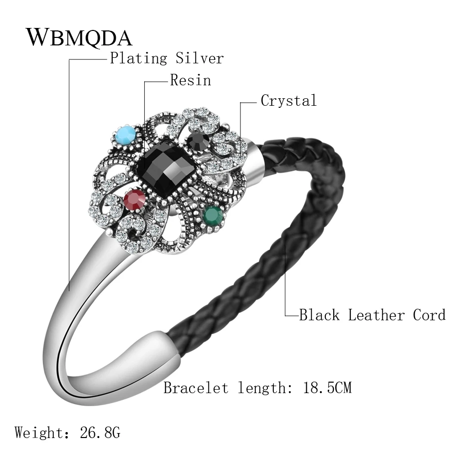 Wbmqda-Punk-Style-Vintage-Unique-Silver-Color-Bracelets-Jewelry-For-Women-Black-Leather-Rope-Bracelet-Bangles (1)