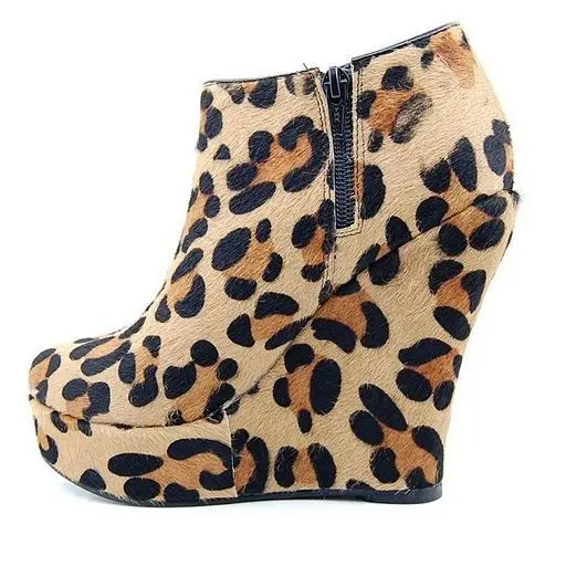 wedge fashion bootie