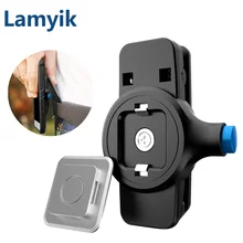 Lamyik Smart Magnétique Sport Brassard Cas Gymnase Activités Accessoires Course Téléphone Brassard Arm Band Ceinture Clip Support de Téléphone
