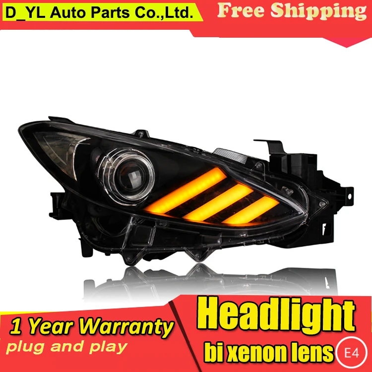 Car Styling Headlights for Mazda 3 Axela LED Headlight for Mazda 3 Head