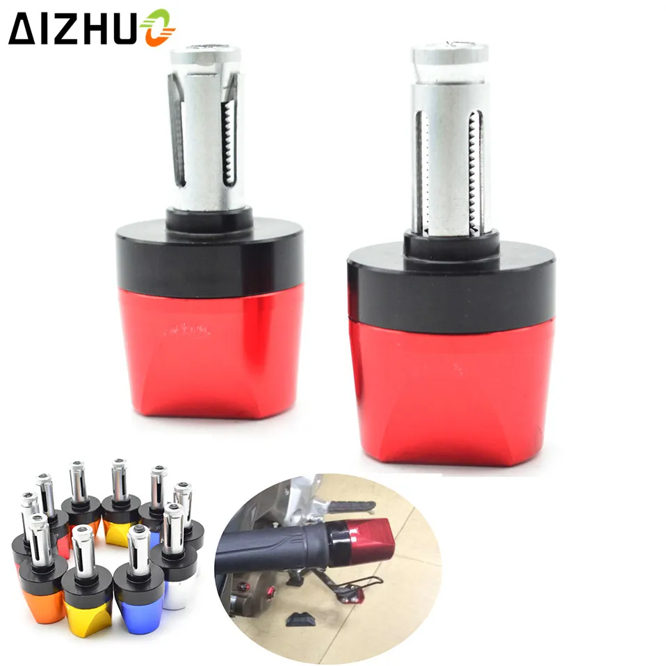 Universal 22MM Motorcycle Handle Bar Handlebar End Plug Aluminum Slider For Honda Shadow 750 CB 300 400 CB650F CBR 600 Hornet