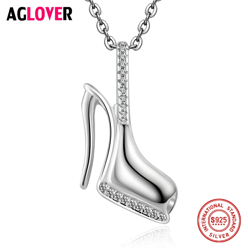 Sterling Silver High Heel Pendant
