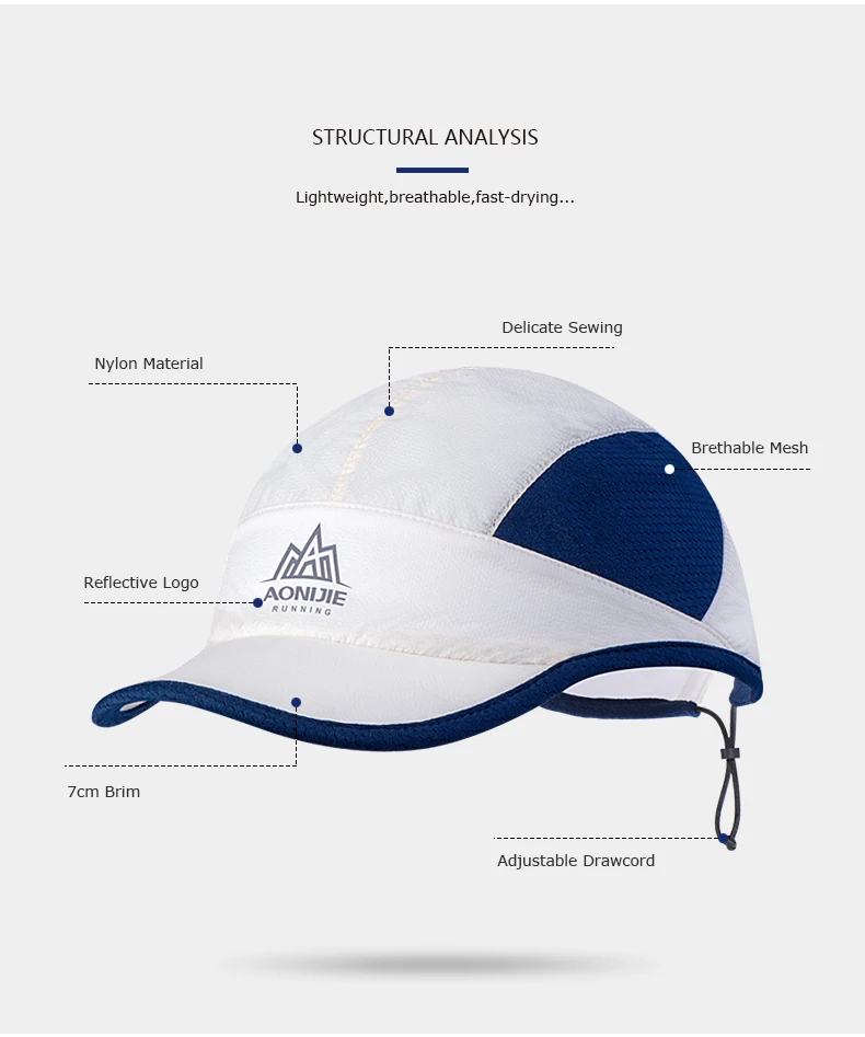 AONIJIE E4099 летний солнцезащитный козырек, кепка, шапка для спорта, пляжа, гольфа, рыбалки, марафона с регулируемым шнуром, анти-УФ, быстросохнущая, легкая