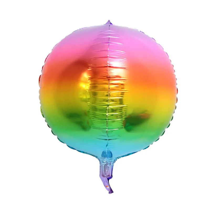 40 шт., 22 дюйма, градиентный цвет, 4D, диско, Гелиевый шар, для дня рождения, свадьбы, вечеринки, украшение, воздушный шар, реквизит для фотосессии, детский душ, детские игрушки - Цвет: colorful
