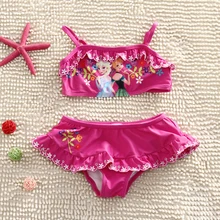 Купальник для девочек, новинка года, купальный костюм принцессы для девочек от 2 до 8 лет, UPF 50, детское платье для плавания детская одежда для пляжа, купальный костюм-ST121