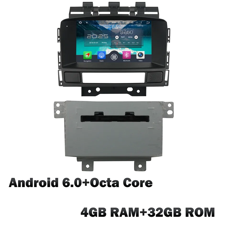 KLYDE " 4 г Octa Core Android 8,0 7,1 6,0 4 Гб Оперативная память 32 GB Встроенная память автомобильный DVD плеер стерео для Защитные чехлы для сидений, сшитые специально для Opel Astra J/Buick, Excell GT XT 2010-2013 - Цвет: Android 6 x 4GB RAM