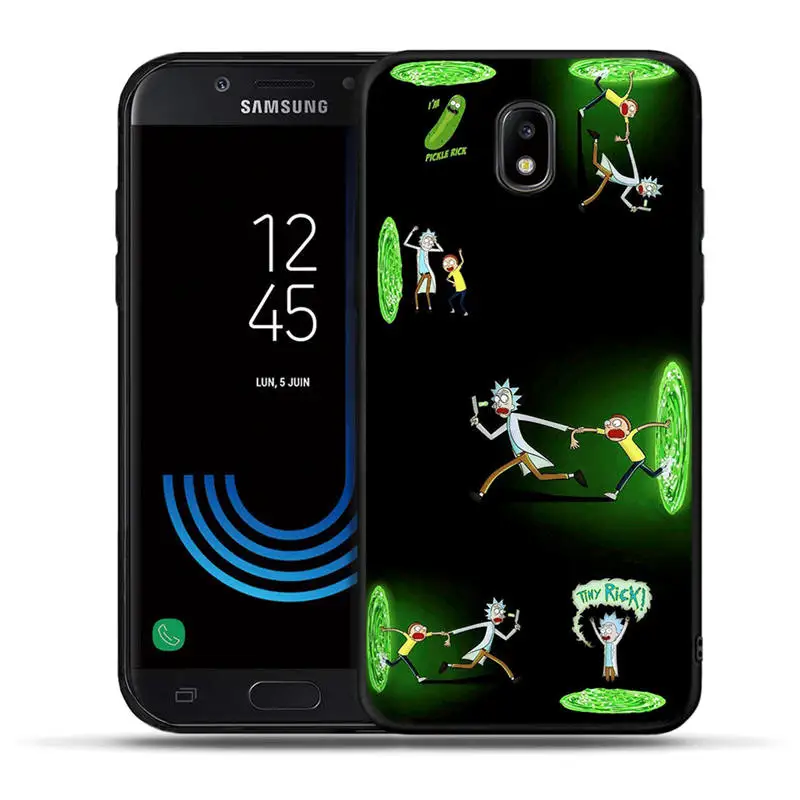 Забавный чехол Rick and Morty из аниме ТПУ для Samsung Galaxy J3 J5 J7 J2 Prime G530 j4 J6 Plus силиконовый чехол - Цвет: H1367