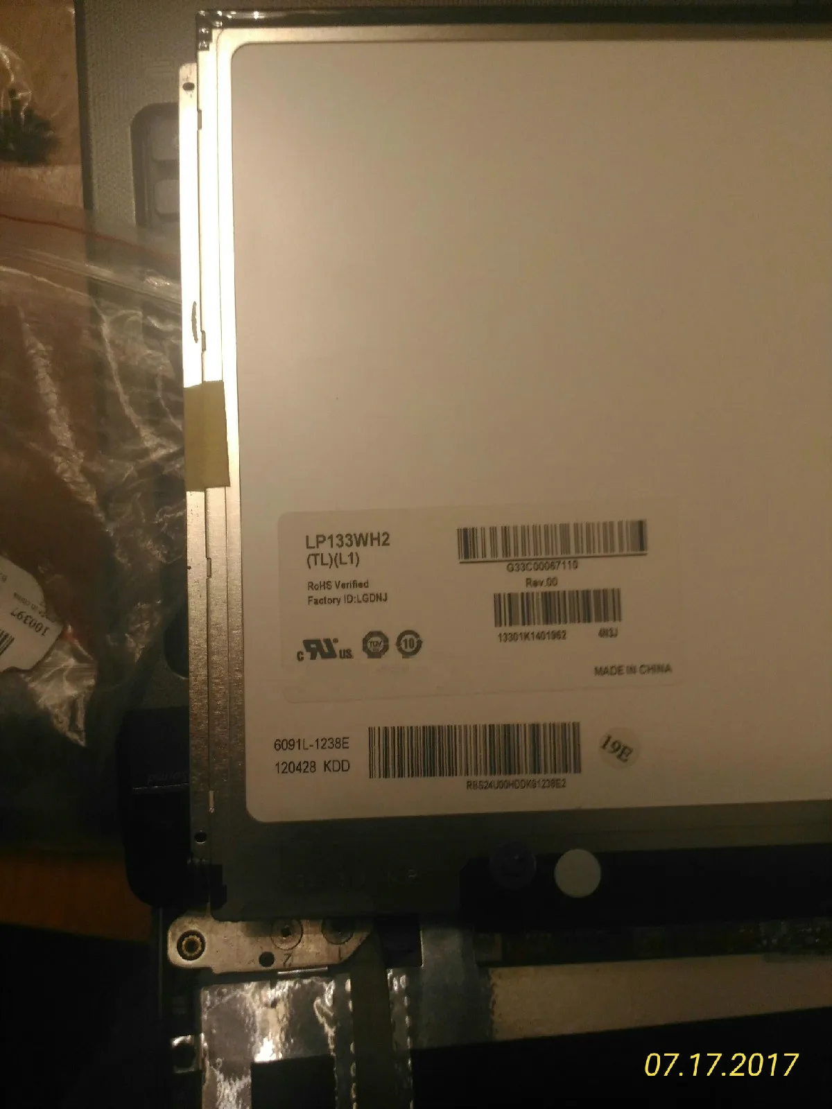 

LED Display LAPTOP LCD SCREEN for Acer ASPIRE 3820 3820t 3820tg TIMELINEX SERIES 1366X768 40 pin)
