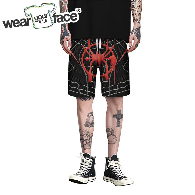 Spider Animal 3D пляжное платье с принтом шорты Модные мужские s бермуды короткая мужская одежда Homme карго шорты плюс размер