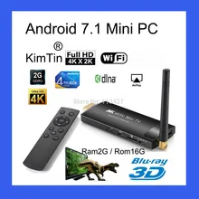 KimTin MK903C Android ТВ палка RK3229 4 ядра, 2 Гб оперативной памяти, 16 Гб встроенной памяти, OS 7,1 4K wifi tv ключ Miracast ТВ плеер Смарт мира Экран мини-ПК
