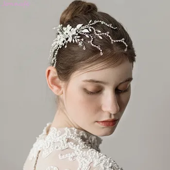 

Jonnafe Wedding Hair Comb Accessories Gold Silver Color Rhinestone Bridal Headpiece Rhinestone Women Hair Jewelry
