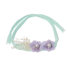 

Newborn Photography Props Handmade Tieback Headwear Flower Headband Baby Girls