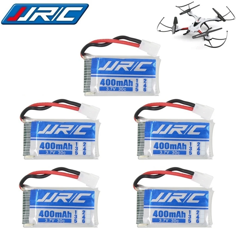 JJRC H31 аккумулятор JJRC Запасные части 5 шт. 3,7 V 400mah 30C аккумулятор H31 Lipo аккумулятор 3,7 v 400mah для JJRC H31 с зарядным устройством