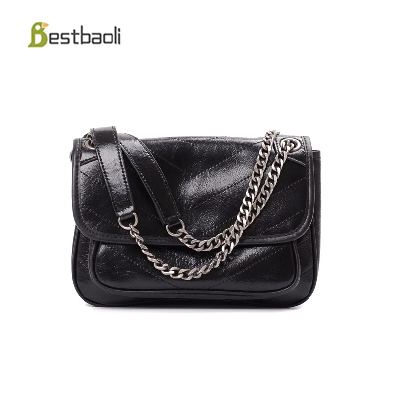 

Bestbaoli Fashion Luxury Handbags Women Bags Designer High Quality Cowhide Crossbody Bag Chains Style Shoulder Bags for Ladies