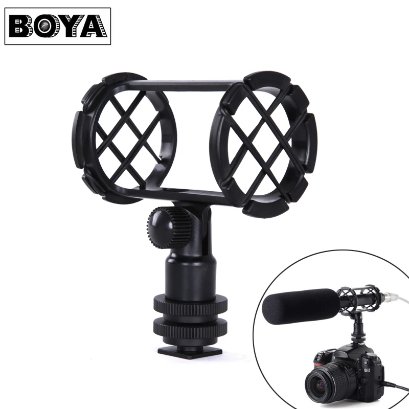 Ударное крепление для микрофона BOYA камеры AKG D230 Senheisser ME66 Rode BY C04 NTG 2 Audio Technica 1 Sony AT
