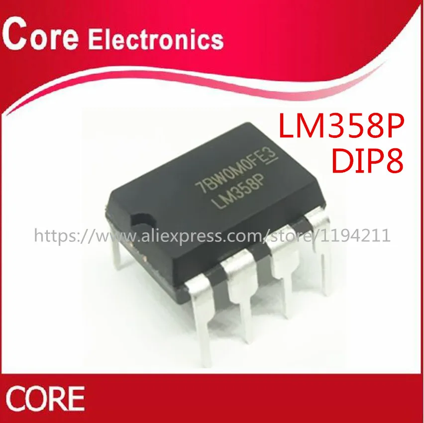 1000 шт. LM358P DIP8 LM358 DIP LM358N оригинальный IC|Интегральные схемы| |
