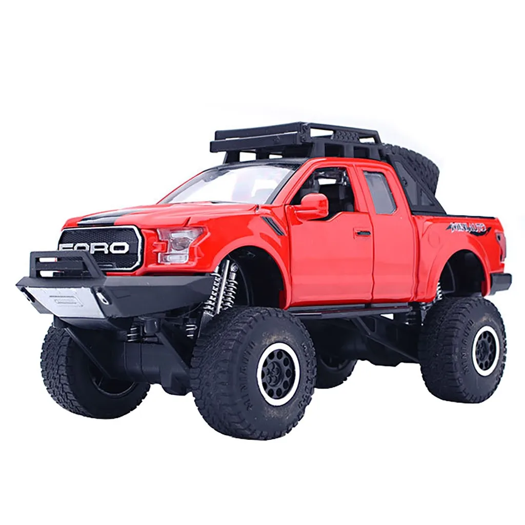 HIINST 1:32 FORD F150 Raptor пикап литой под давлением с музыкой мигающий автомобиль игрушка Подарки для детей 19MAY27 P20