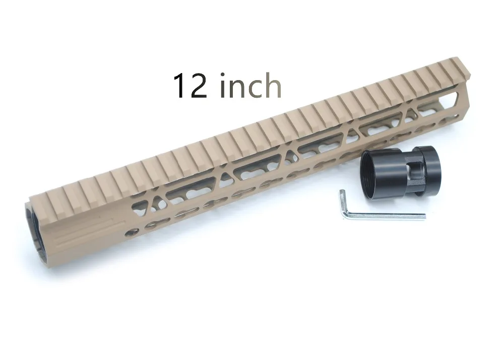 AR15 Tan напечатанный 7 'Ə'' 10 'ཇ'' 12 'ཉ 5'' 15 ''дюймовый Keymod