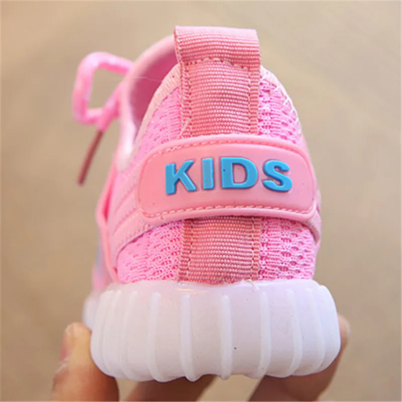Led Shoes Kids 2019 Spring New Luminous Sneakers For Children Mesh Breathable Children Sneakers Boys Shoes Girl