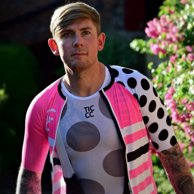 

Cycling Jersey 2018 Men's cycling shirt for summer New style riding bike clothing Pro team cycling wear