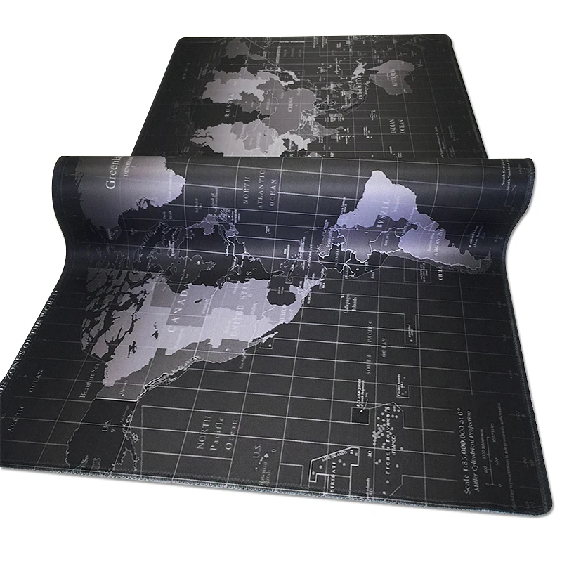

old World map Large Size mouse pad computer accessory with high speed easy control nature rubber gaming mouse pad for office