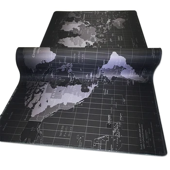 

old World map Large Size mouse pad computer accessory with high speed easy control nature rubber gaming mouse pad for office
