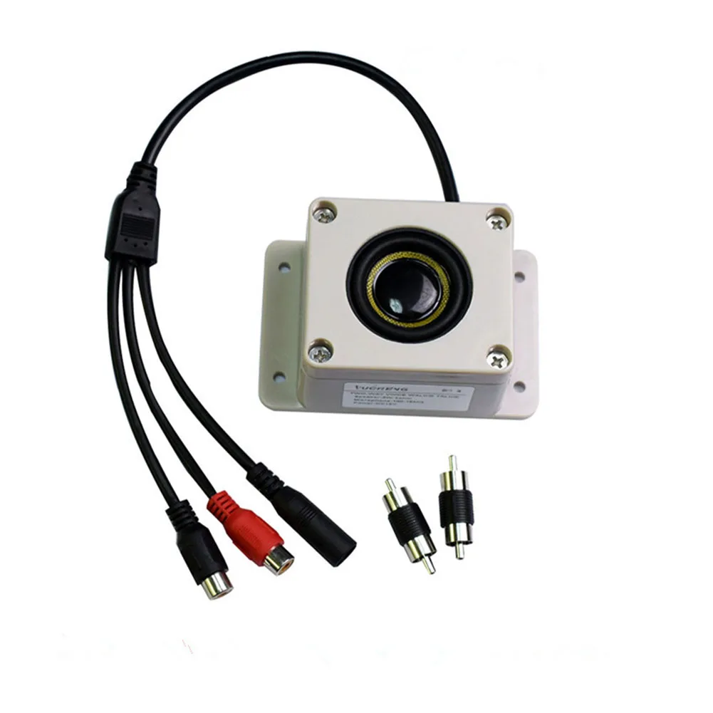 

Outdoor Speaker Portable Waterproof Home Protection Microphone Accessories Sound Security Camera Voice Electronics Two Way