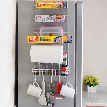 

Kitchen Organizer Side Shelf Rack Sidewall Multipurpose Shelf Crack Storage Rack Multi-layer Holder Refrigerator Kitchen Storage
