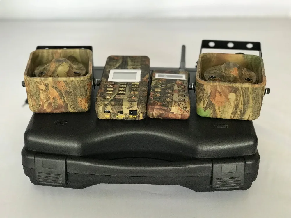 Pddhkk Chamariz Pato Ganso Predador Animais Selvagens Caça Elétrica Mp3 Alto Falante 200 Sons Camuflagem Kit Controle Remoto 3 Esporte e Lazer