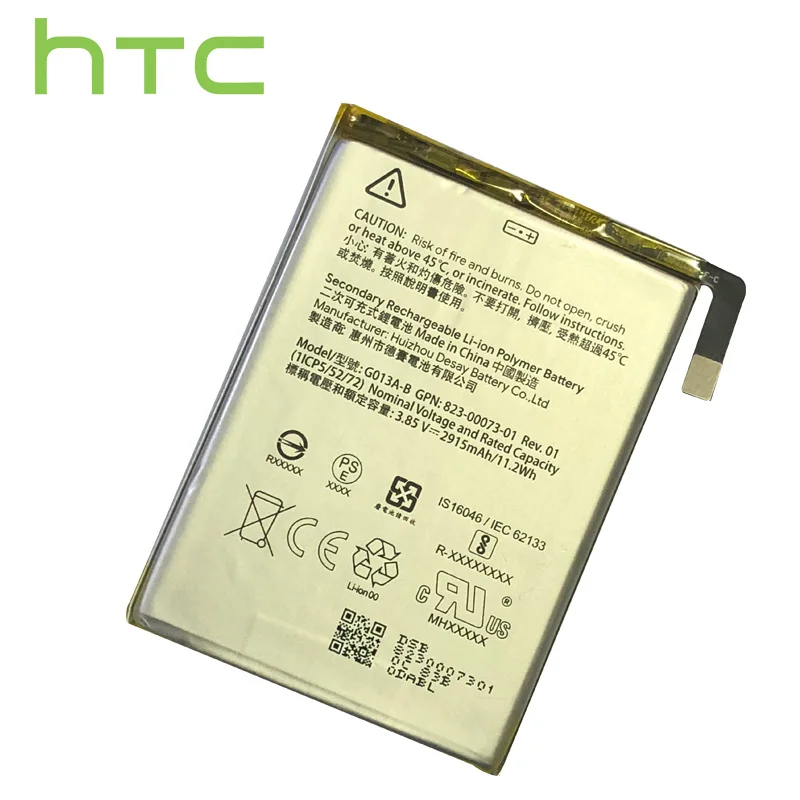 HTC 100% оригинал LehonS 1x абсолютно новые Аккумуляторы для Google Pixel 3 G013A B 2915 мАч сменный