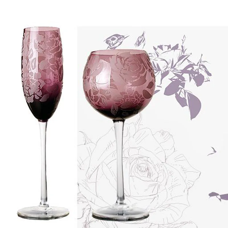Креативные бокалы для шампанского с цветным кристаллом для свадьбы/вечерние и домашние красные бокалы для вина Рюмка для коньяка бокалы es GL005