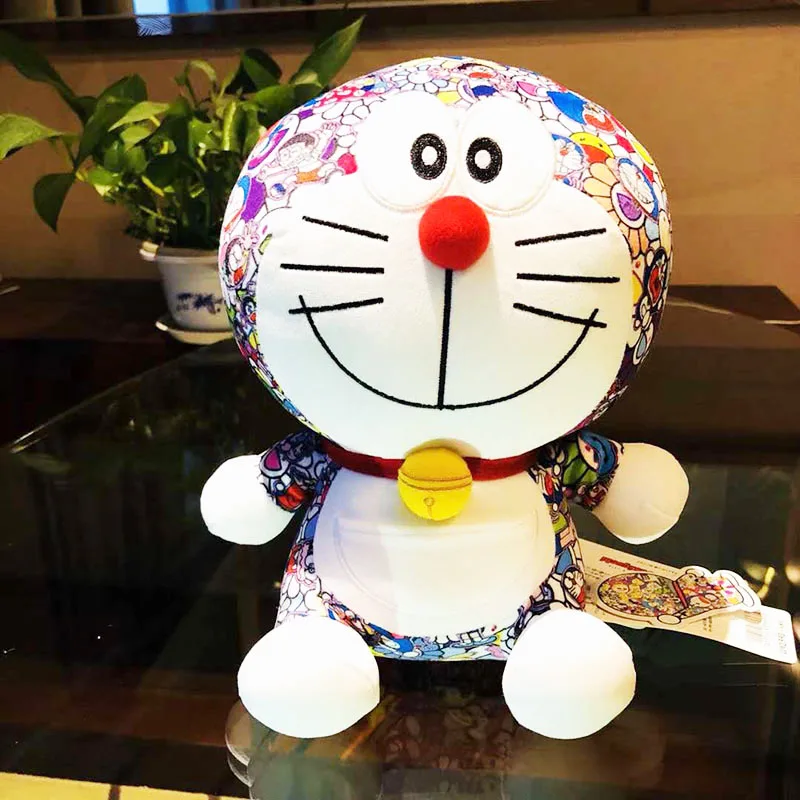 

25 cm Doraemon Stand with Me Stuffed Toy Kawaii Douraeman Doll Cat Figure Best Friends for Kids Baby Birthday Gift