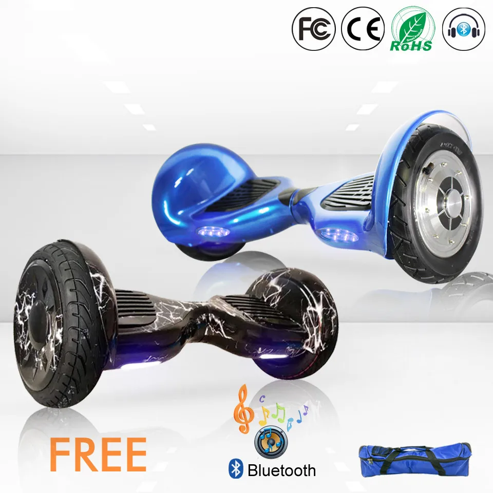 Electric Power Scooter 2 Wheel Standing Giroskuter Hoverboard 10 Kick Adults European warehouse | Спорт и