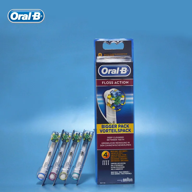 4 головки/упаковка сменные головки для электрической зубной щетки Oral B|Насадки