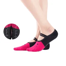 2 пара/лот, женские носки для йоги, милые носки для пилатеса с рисунком кота, нескользящие носки для пилатеса с низким вырезом, впитывающие пот, для тренировок, занятий фитнесом, танцев