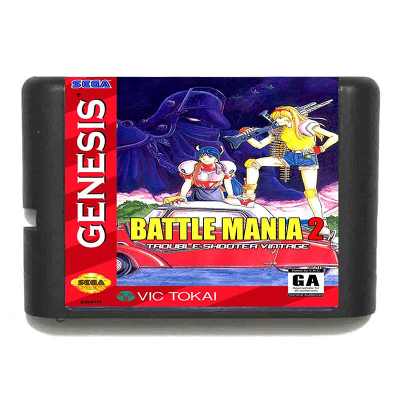 

Battle Mania Dai Gin Jou II for 16 bit Sega MD Game Card for Mega Drive for Genesis Video Game Console PAL USA JAP