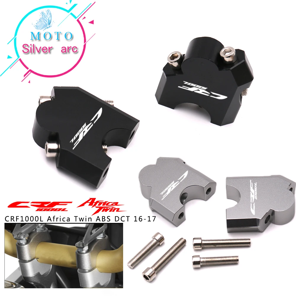 

Motorcycle Handlebar Riser Handle Bars Clamp Raised Extend Adapter For Honda CRF1000L Africa Twin ABS / DCT 2015 2016 2017