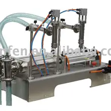 Полуавтоматическая машина для наполнения жидкостью с двумя головками(пневматический расфасовочный автомат для масла, воды, сока, меда, мыла