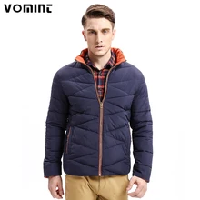 Vomint Зимние новые мужские парки Смарт повседневное пальто на молнии со стразами шитье утепленное пальто модные деловые мужские F6VIY293