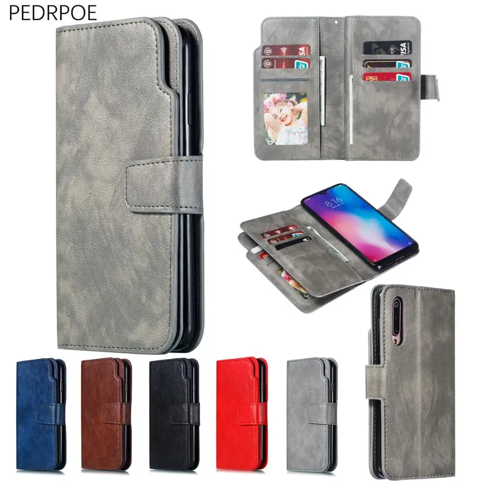 

Leather Flip Wallet Case For Xiaomi redmi 8 Lite 9 PU Wallet Cover Phone Case For xiaomi Redmi 6 Note 4 4X 5Pro 6 6Pro NOTE 7