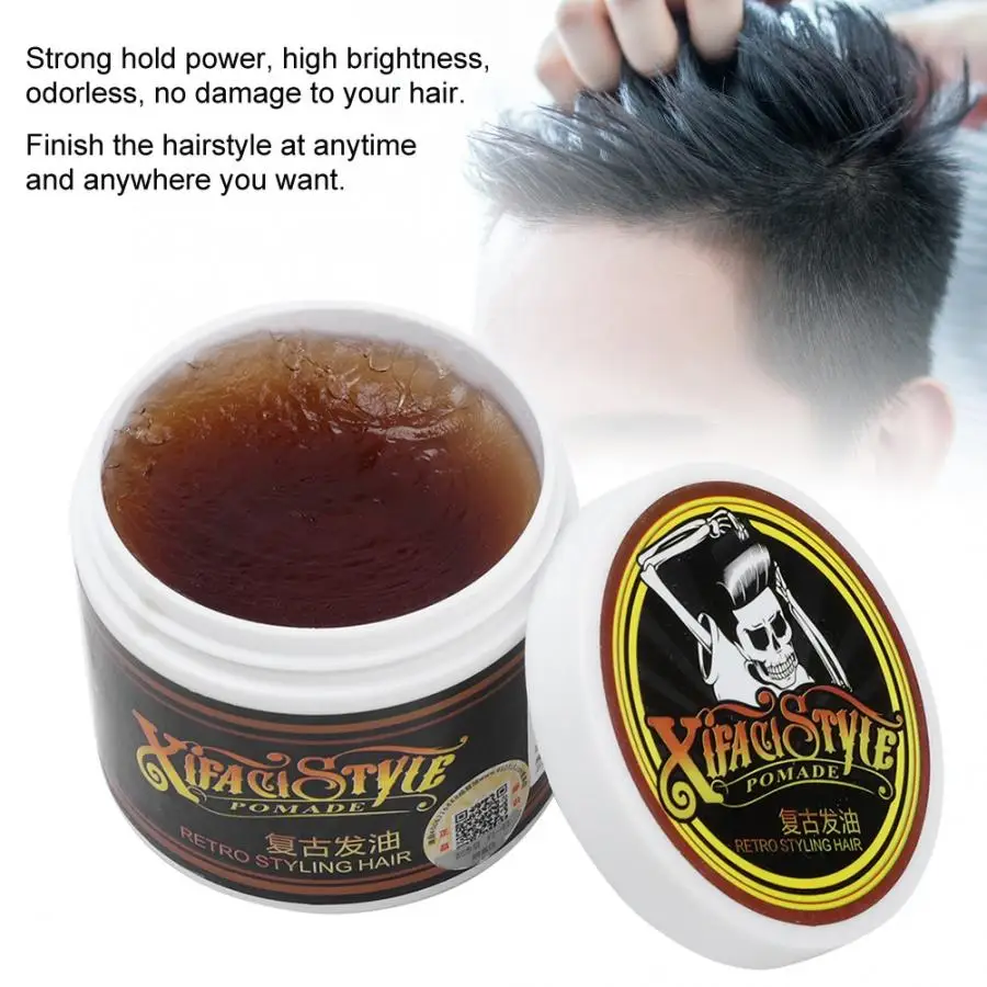 Hair Wax Unisex Hair Clay Long Lasting Fluffy Odorless Hair Mud