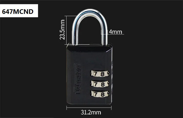 Master Lock Keyed Padlock Password Smart for Lock code for a Suitcase Combination Lock for bag Carousel gym locker lock Mini (1)