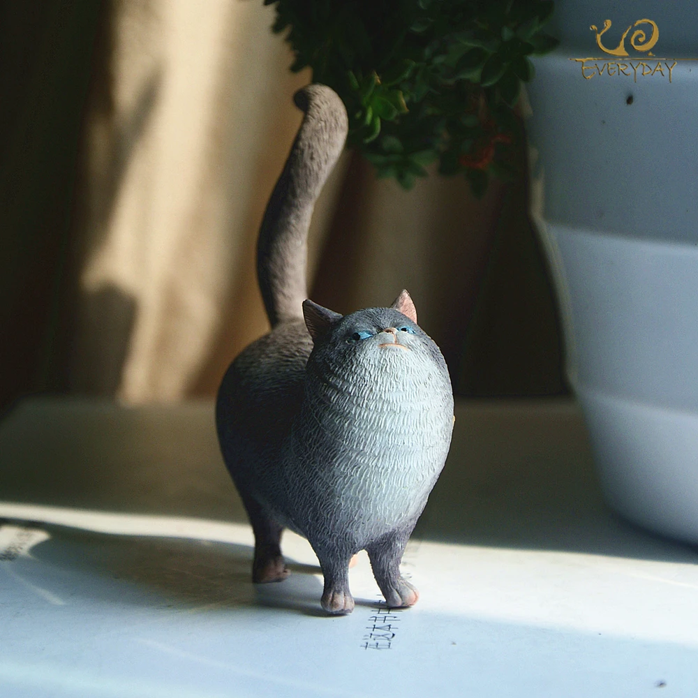 Повседневная коллекция Lucky Cat фигурка животного миниатюрная Фея садовые украшения украшение дома аксессуары милый подарок на год