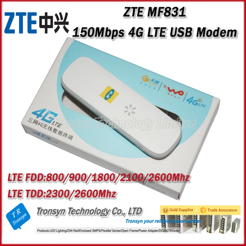 Новое поступление оригинальный разблокировать 150 Мбит/с ZTE mf831 4G LTE USB модем